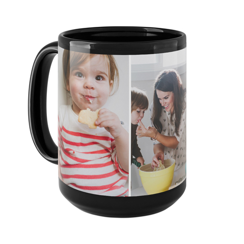 Gallery of Three Mug, Black, , 15oz, Multicolor, Multi