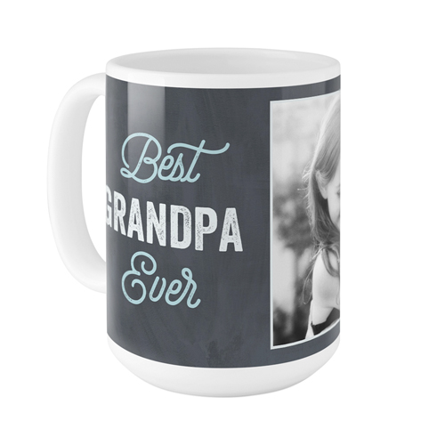 Being The Best Mug, White, , 15oz, Gray, charcoal