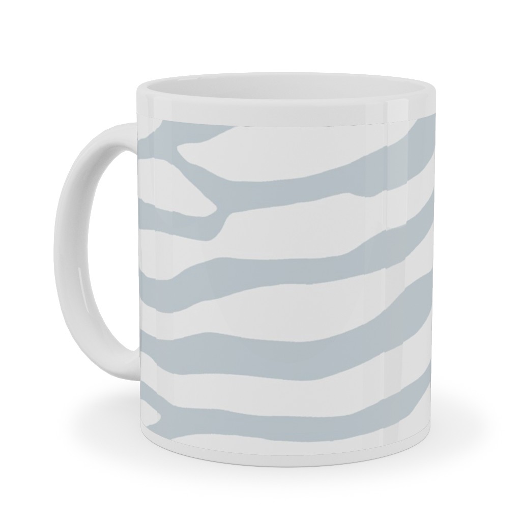brackenbury beach custom blue ceramic mug