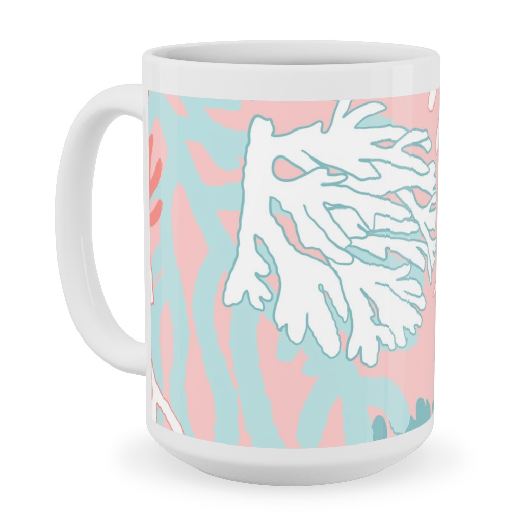 Coral Springs Ceramic Mug, White, , 15oz, Multicolor