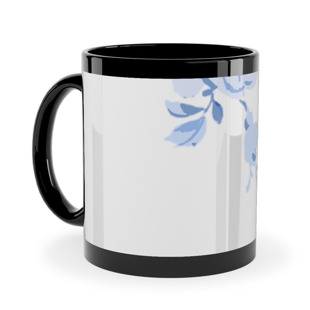 Emalyn Ceramic Mug, Black, , 11oz, Blue, True Blue
