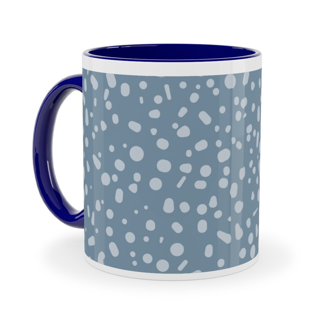 Arctic Thaw - Dark Grey Ceramic Mug, Blue,  , 11oz, Blue
