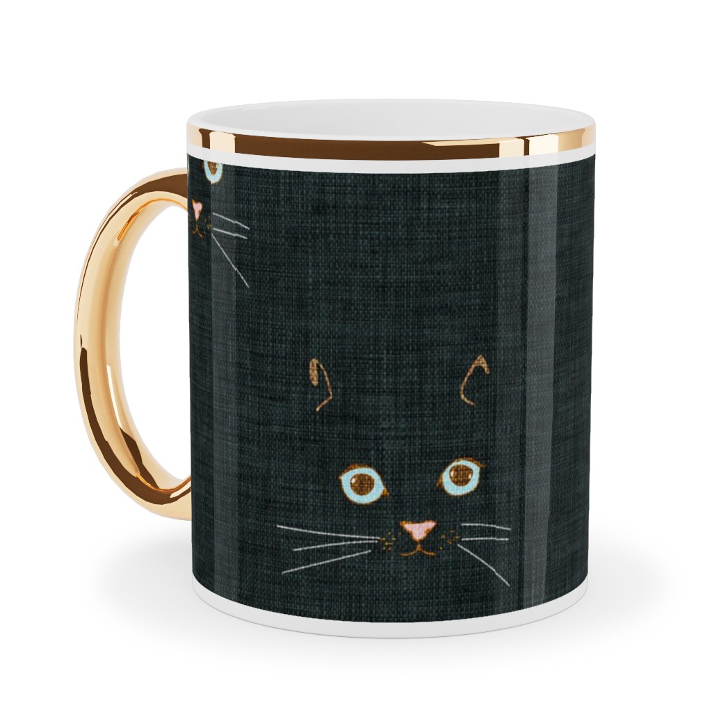 Black And Gold Cute Mugs