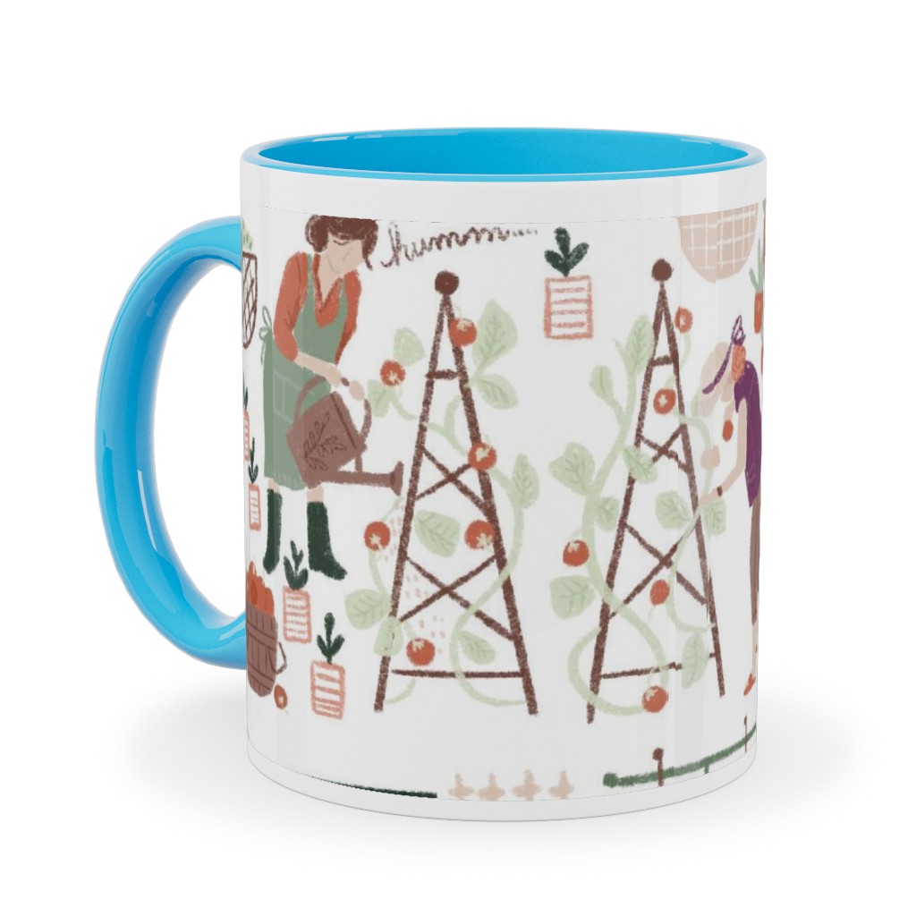 My Favorite Greenhouse - Multicolor Ceramic Mug, Light Blue, , 11oz, Multicolor