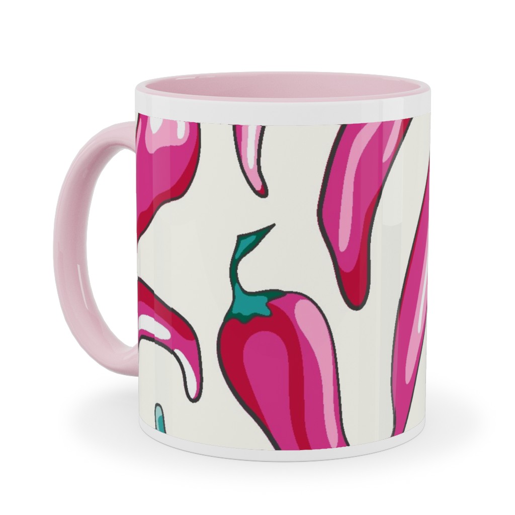 Some Like It Hot Ceramic Mug, Pink,  , 11oz, Pink