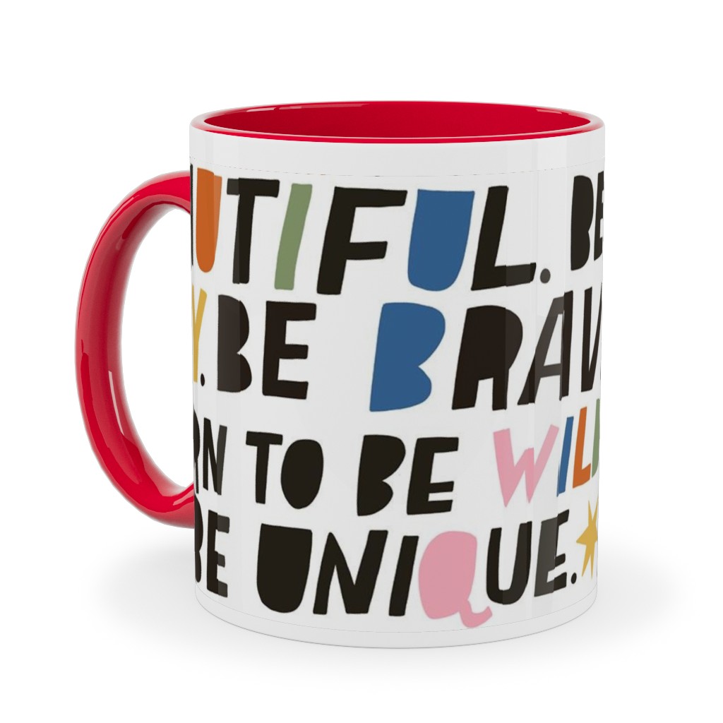 Sweet Words - Multi Ceramic Mug, Red, , 11oz, Multicolor