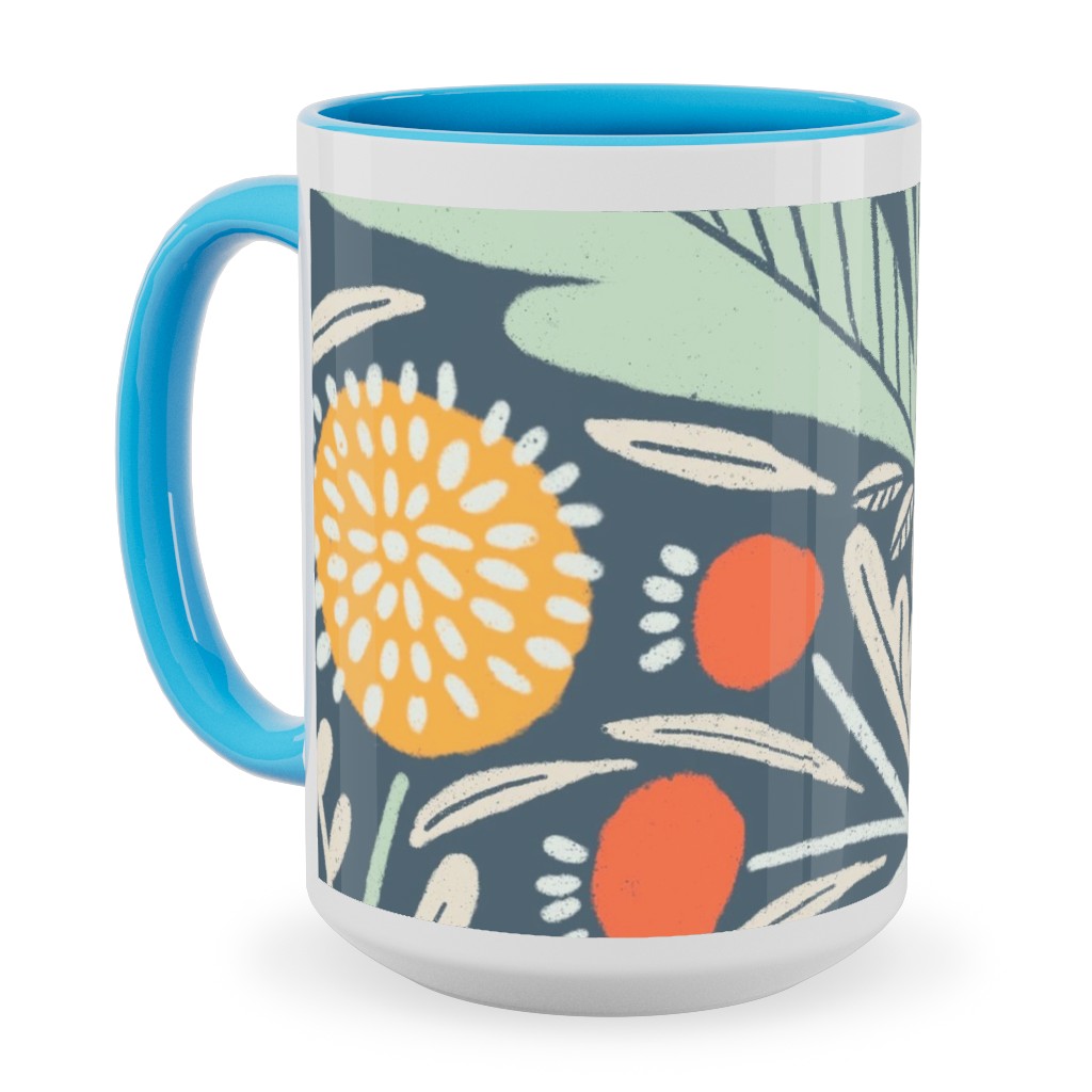 Astrid Ceramic Mug, Light Blue,  , 15oz, Multicolor