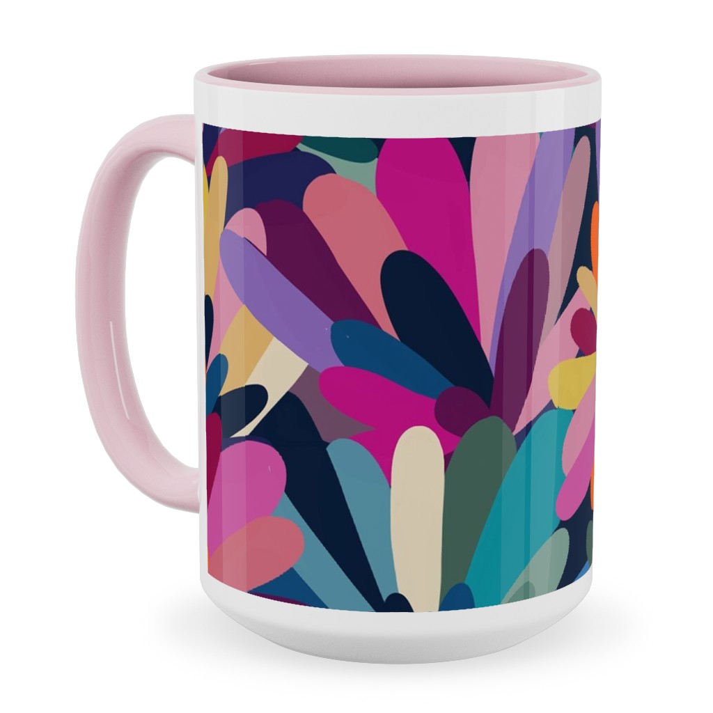 It's a Petal Celebration - Multi Ceramic Mug, Pink,  , 15oz, Multicolor