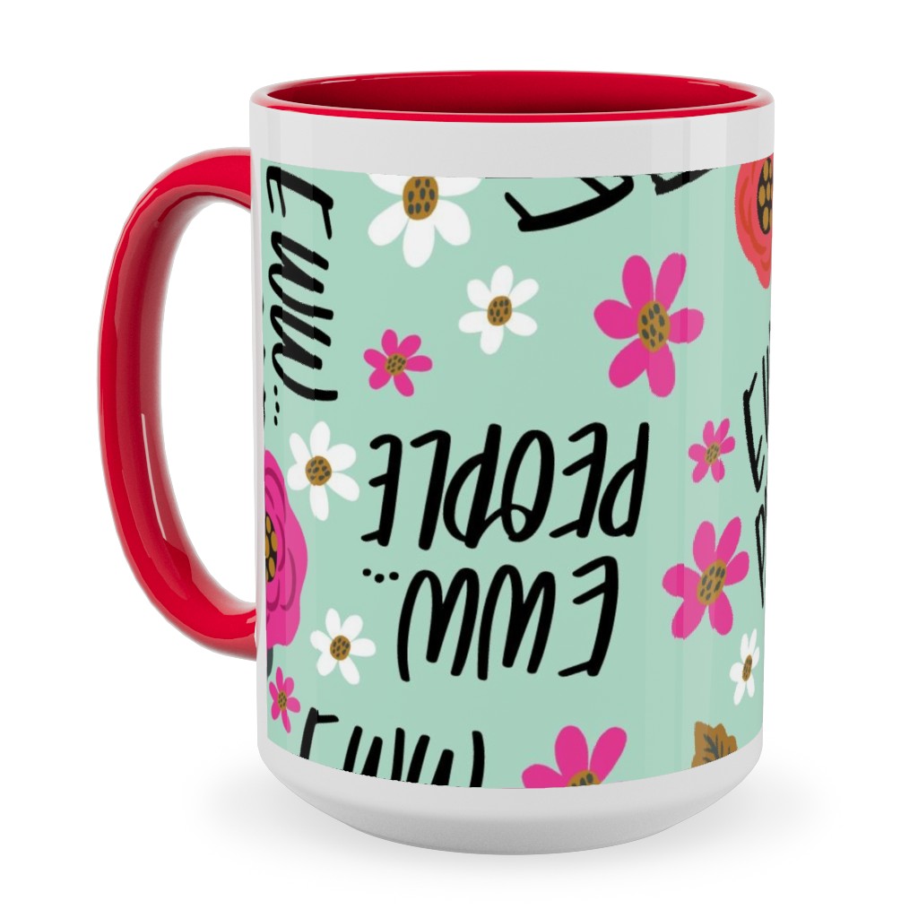 Eww People - Multi Ceramic Mug, Red, , 15oz, Multicolor