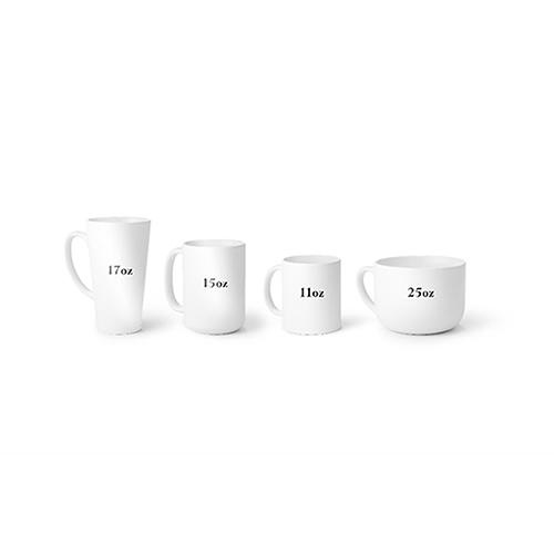 DOWAN Coffee Mugs Set of 6, 20 Ounce Ceramic Large-sized Coffee Cup,  Mother's Day Gift, White