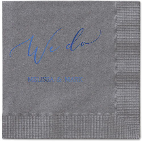 Snapshot Serenity Napkin, Blue, Pewter, royal