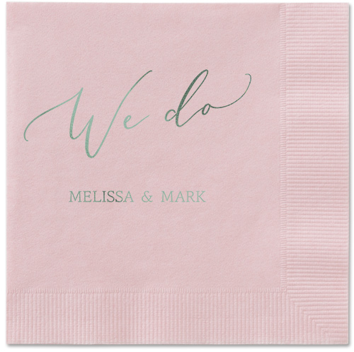 Snapshot Serenity Napkin, Green, Blush, sage