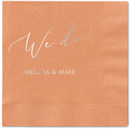 Snapshot Serenity Napkin, Grey, Coral