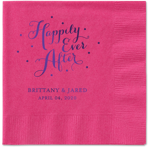 Divine Forever Napkins, Purple, Magenta