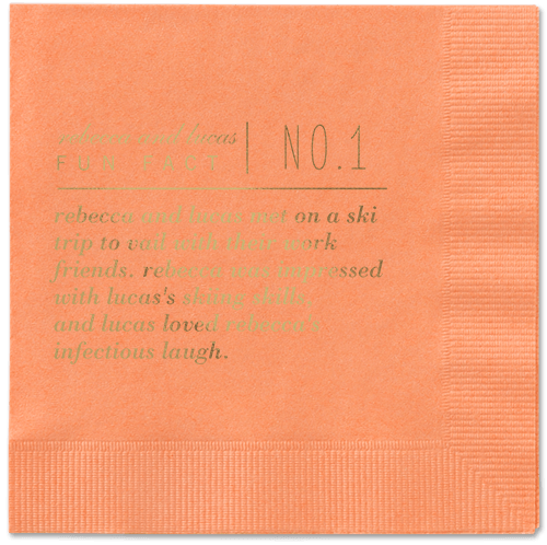 Fascinating Story Napkins, Yellow, Coral, Gold