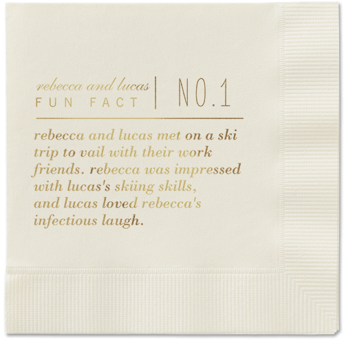 Fascinating Story Napkins, Yellow, Ecru, Gold