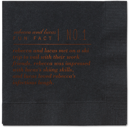 Fascinating Story Napkins, Brown, Black, Mocha