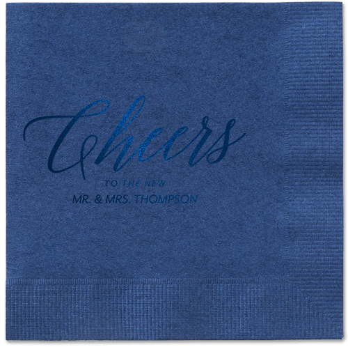 Hearty Clink Napkins, Blue, Navy, Midnight