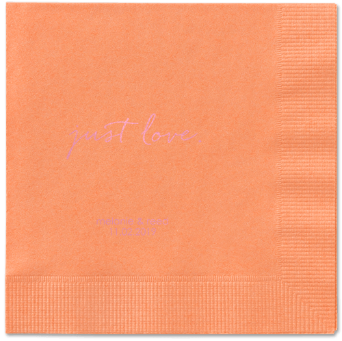 Romantic Delight Napkins, Pink, Coral, Blush