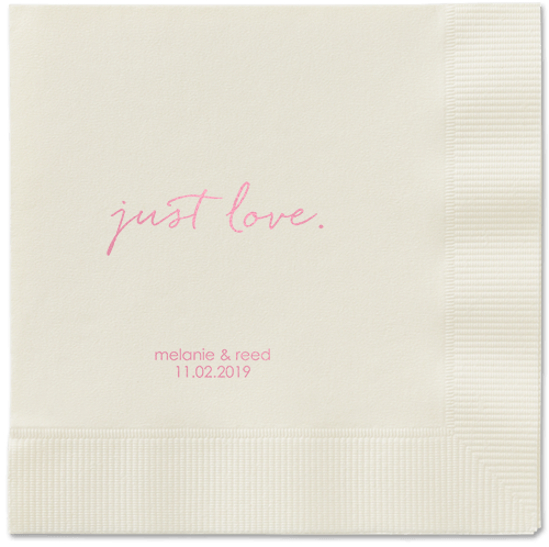 Romantic Delight Napkins, Pink, Ecru, Blush