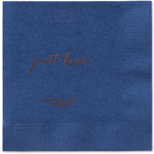 Romantic Delight Napkins, Brown, Navy, Mocha