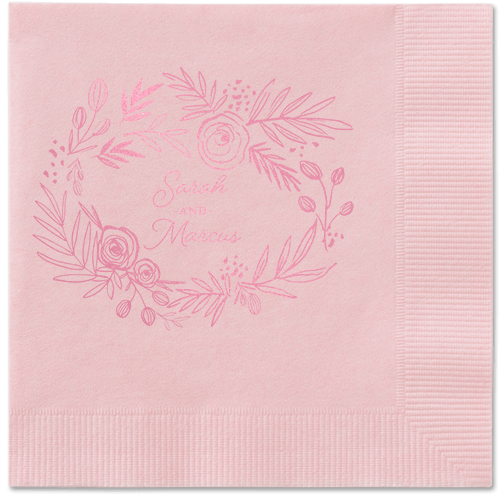 Delightfully Entwined Napkins, Pink, Blush, Blush