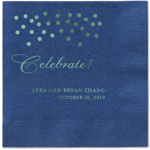 Diamond Sky Napkins, Green, Navy, Sage