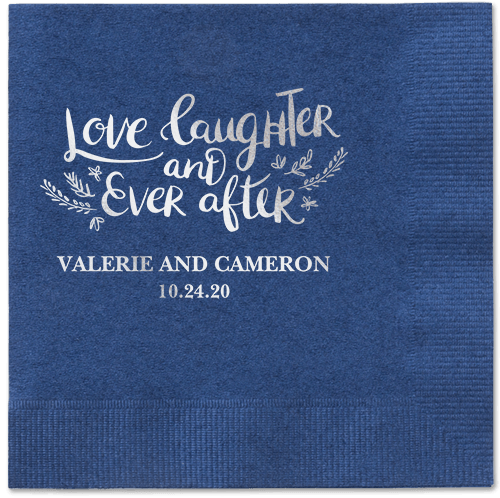 Blue And Gray Napkins