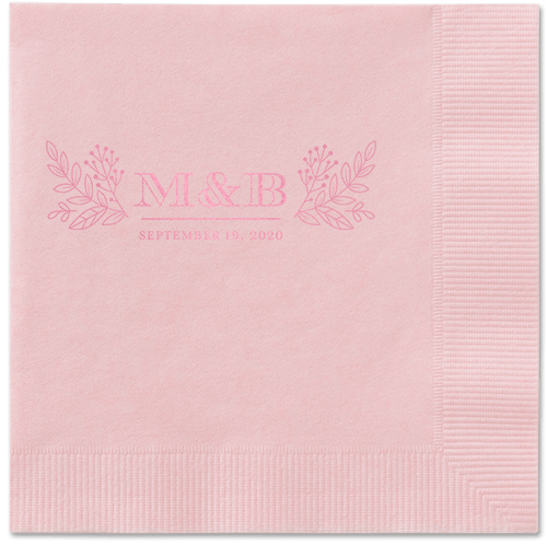 Captivated Chalk Napkins, Pink, Blush, Blush