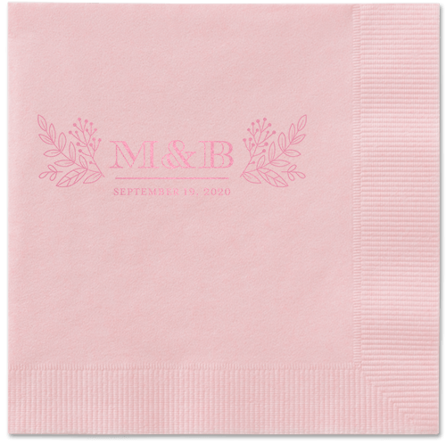 Captivated Chalk Napkins, Pink, Blush