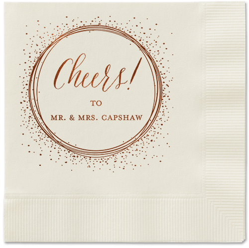 Resplendent Night Napkin, Brown, Ecru