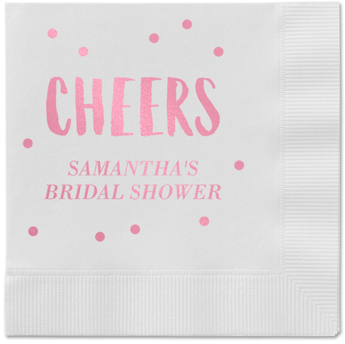 Pink And White Napkins