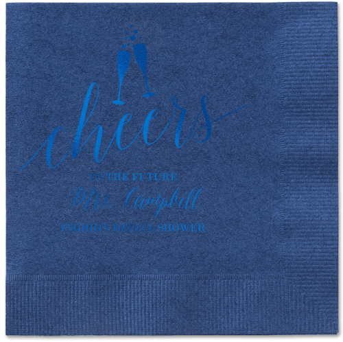 Gleaming Hooray Napkin, Blue, Navy