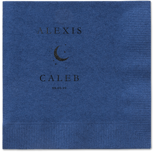 Celestial Union Napkin, Black, Navy, black