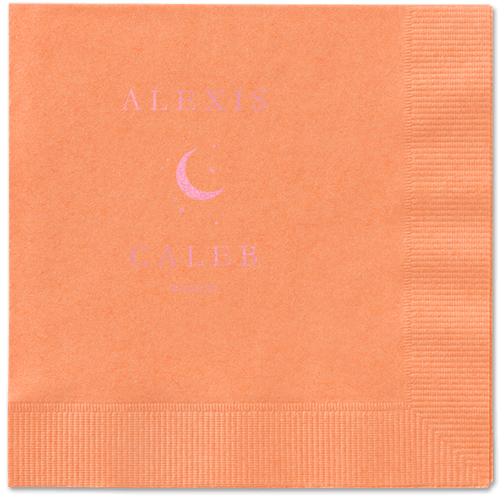 Celestial Union Napkin, Pink, Coral