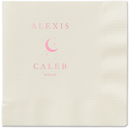 Celestial Union Napkin, Pink, Ecru, blush