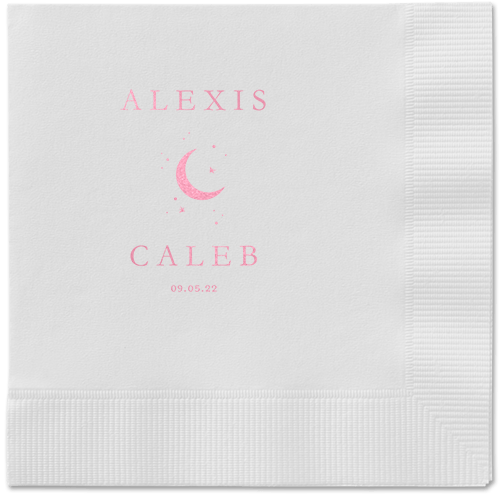 Celestial Union Napkin, Pink, White, blush