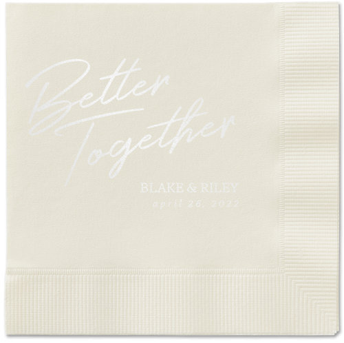 White Cocktail Napkins