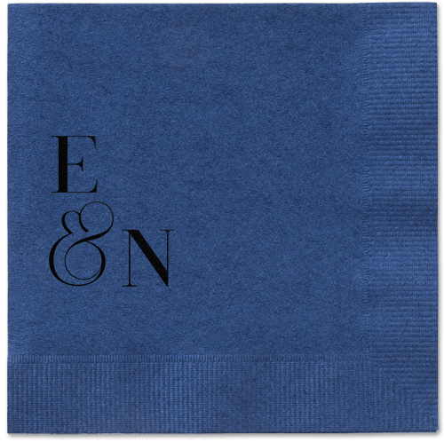 Arched Rehearsal Napkin, Black, Navy, black