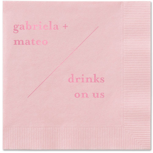 Pink Wedding Napkins