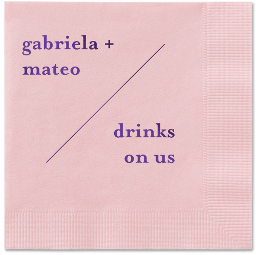 Artistic Design Wedding Napkins