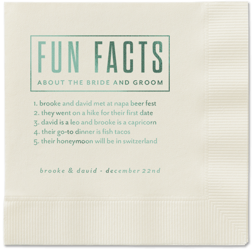 Cherished Chapters Napkins, Green, Ecru, Sage