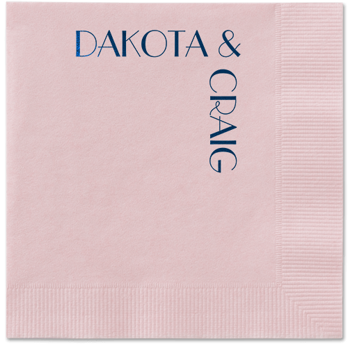 Enchanted Event Napkin, Blue, Blush