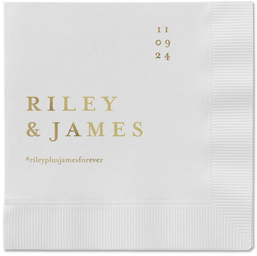 Weathered Wash Napkin, Yellow, White, gold