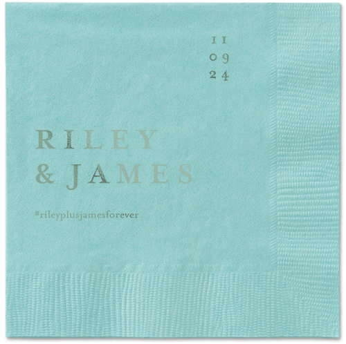 Weathered Wash Napkin, Green, Aqua, sage