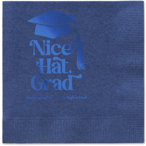 Nice Cap Napkin, Blue, Navy