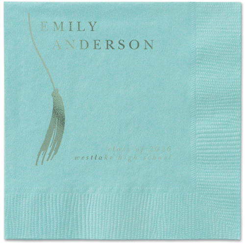 Direct Tassel Napkin, Green, Aqua, sage