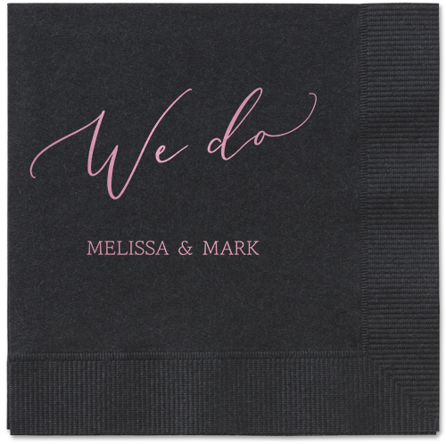 Snapshot Serenity Napkin, Pink, Black, blush