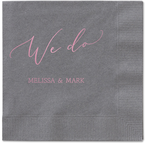 Snapshot Serenity Napkin, Pink, Pewter