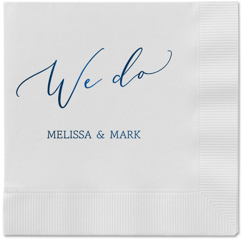 Snapshot Serenity Napkin, Blue, White, midnight